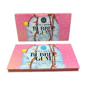 NEW bh Cosmetics Sweet Shoppe Bubble Gum Eyeshadow Palette 8 Colors Bright Blues